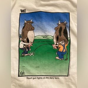 Vintage Leigh Rubin Rubes funny Cartoon Shirt XL 1999